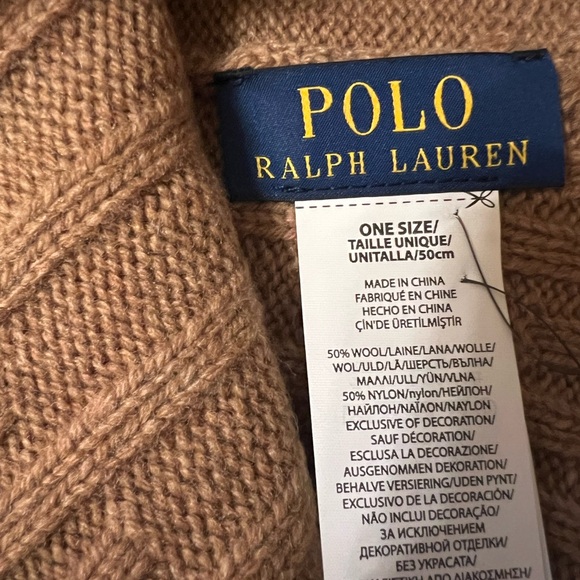 Polo Ralph Lauren Brown Knit Hat - Picture 3 of 3